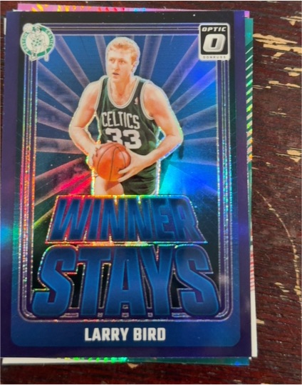 2024-25 Panini Donruss Optic #19 Larry Bird Winner Stays — front
