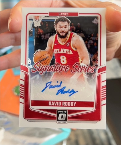 2024-25 Donruss Optic Signature Series #SS-ROD David Roddy — front