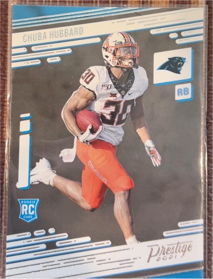 2021 Panini Prestige #241 Chuba Hubbard — front