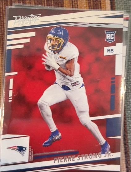 2022 Panini Prestige #384 Pierre Strong Jr. — front