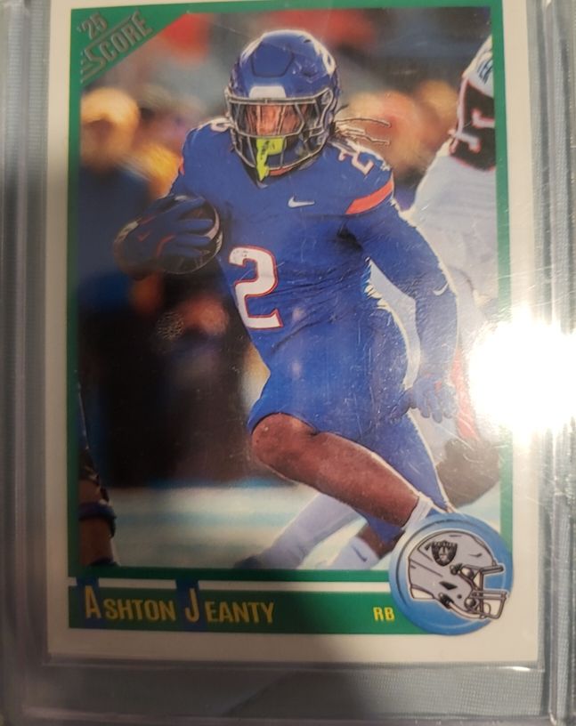 2025 Panini Score #1 Ashton Jeanty — front