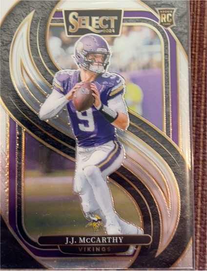 2024 Panini Select Premier Level #134 J.J. McCarthy — front