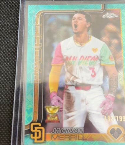 2025 Topps Chrome #61 Jackson Merrill — front
