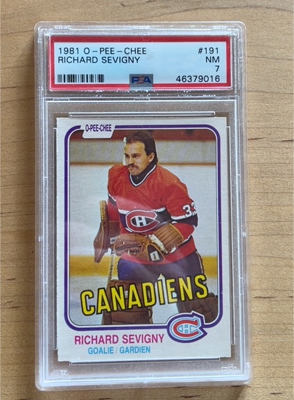 1981 O-Pee-Chee #191 Richard Sevigny — front