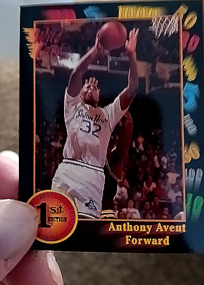 1992 Wild Card Collegiate #6 Anthony Avent — front
