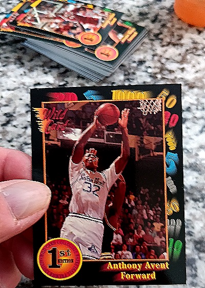 1991-92 Wild Card Collegiate #6 Anthony Avent — front