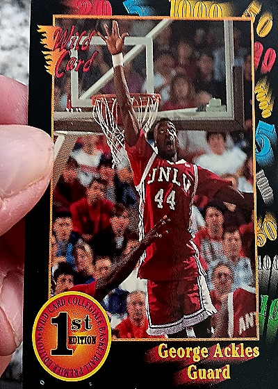 1991-92 Wild Card #25 George Ackles — front