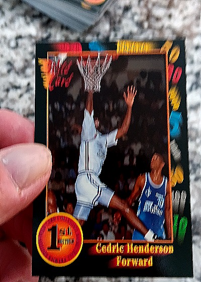 1991 Wild Card #87 Cedric Henderson — front