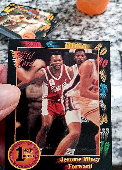 1992 Wild Card #100 Jerome Mincy — front