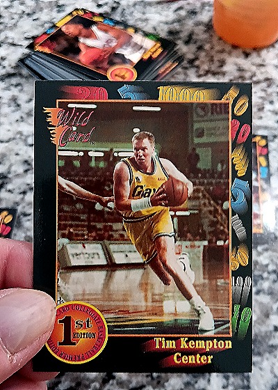 1991-92 Wild Card #73 Tim Kempton — front