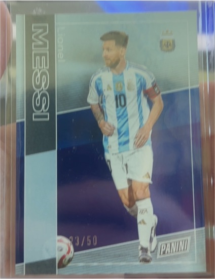 2025 Panini The National Silver Pack #45 Lionel Messi — front