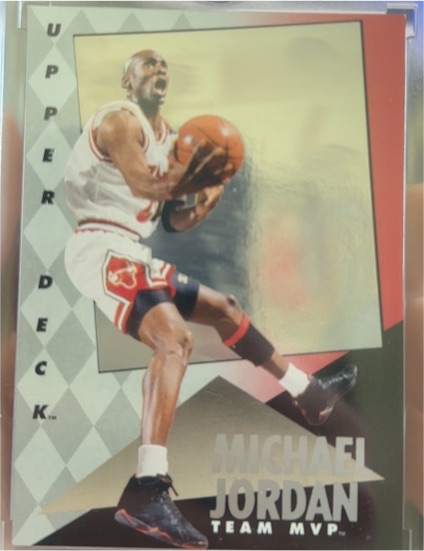 1992-93 Upper Deck MVP Holograms #4 Michael Jordan — front