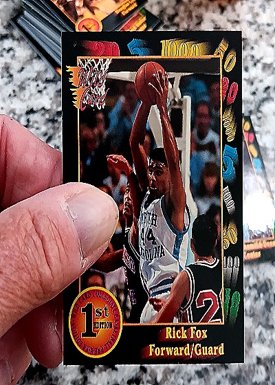1991-92 Wild Card #19 Rick Fox — front