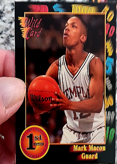 1991-92 Wild Card #23 Mark Macon — front