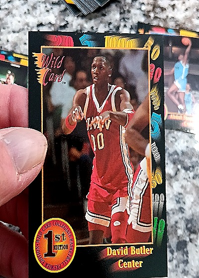 1991-92 Wild Card #114 David Butler — front