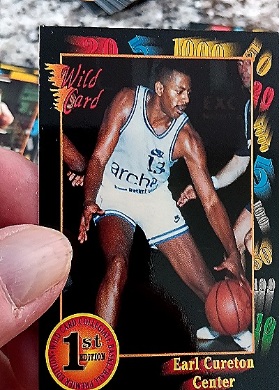 1991-92 Wild Card #74 Earl Cureton — front