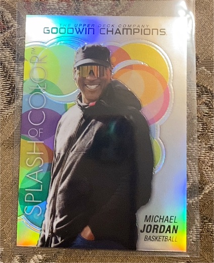 2023 Upper Deck Goodwin Champions #SCP-76 Michael Jordan Splash Of Color — front