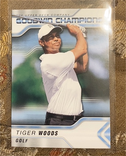 2023 Upper Deck Goodwin Champions #2 Tiger Woods — front