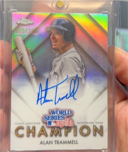 2025 Topps Chrome #WSC-AT Alan Trammell — front
