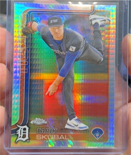 2025 Topps Chrome #258 Tarik Skubal — front