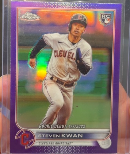 2022 Topps Chrome Update #USC178 Steven Kwan — front