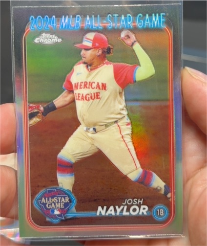 2024 Topps Chrome Update #ASGC-37 Josh Naylor All-Star Game — front