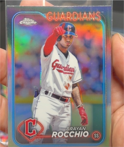 2024 Topps Chrome #113 Brayan Rocchio — front