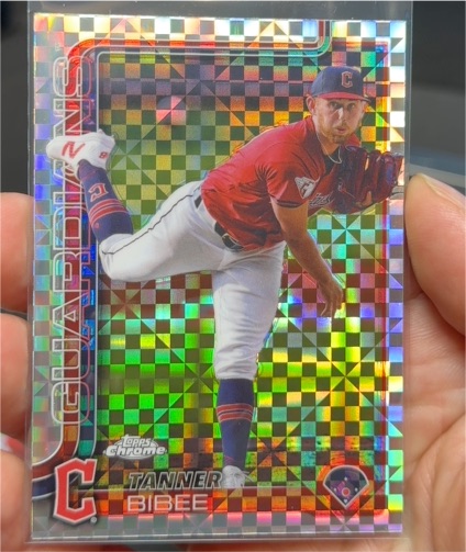 2025 Topps Chrome #236 Tanner Bibee — front
