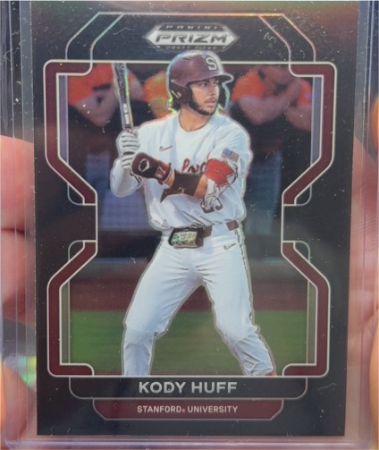2022 Panini Prizm Draft Picks #PDP65 Kody Huff — front