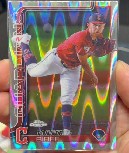 2025 Topps Chrome #236 Tanner Bibee — front