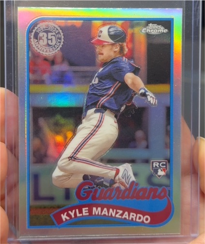 2024 Topps Chrome Update 1989 Topps #89CU-10 Kyle Manzardo — front
