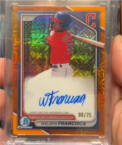 2024 Bowman Chrome #BMA-WF Welbyn Francisca — front