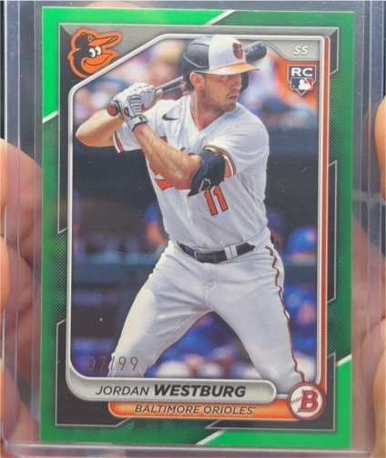 2024 Bowman #42 Jordan Westburg — front