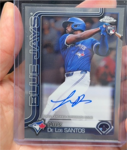 2025 Topps Chrome #RA-LD Luis De Los Santos — front