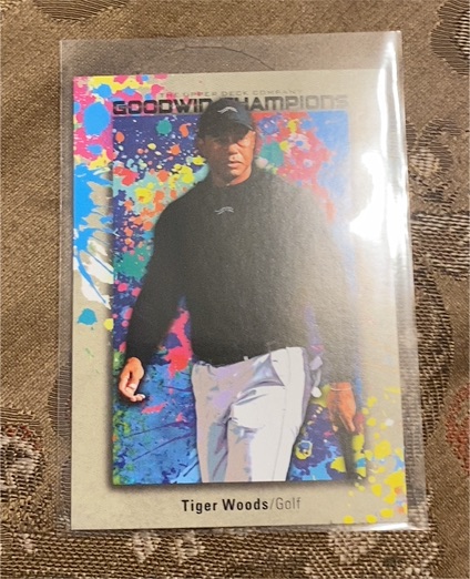 2024 Upper Deck Goodwin Champions #131 Tiger Woods Splash of Color — front