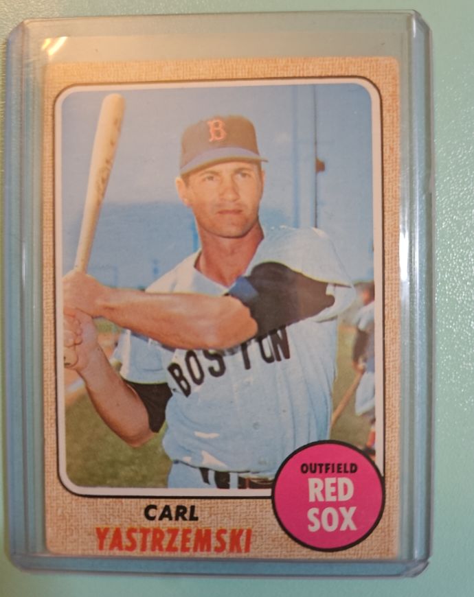 1968 Topps #250 Carl Yastrzemski — front