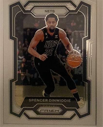 2023-24 Panini Prizm #84 Spencer Dinwiddie — front