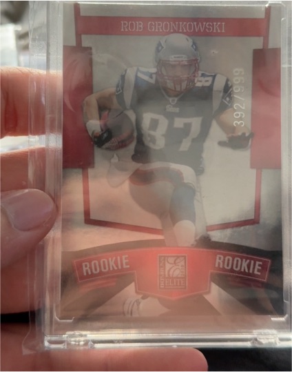 2010 Donruss Elite #unknown Rob Gronkowski Rookie Red Parallel — front