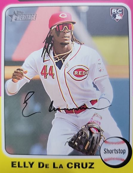 2024 Topps Heritage #473 Elly De La Cruz — front