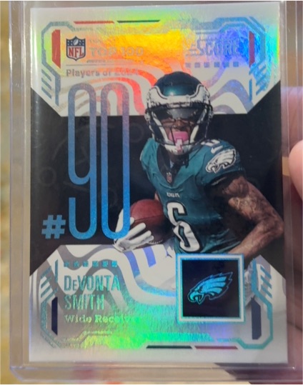 2025 Panini Score Top 100 #90 DeVonta Smith — front