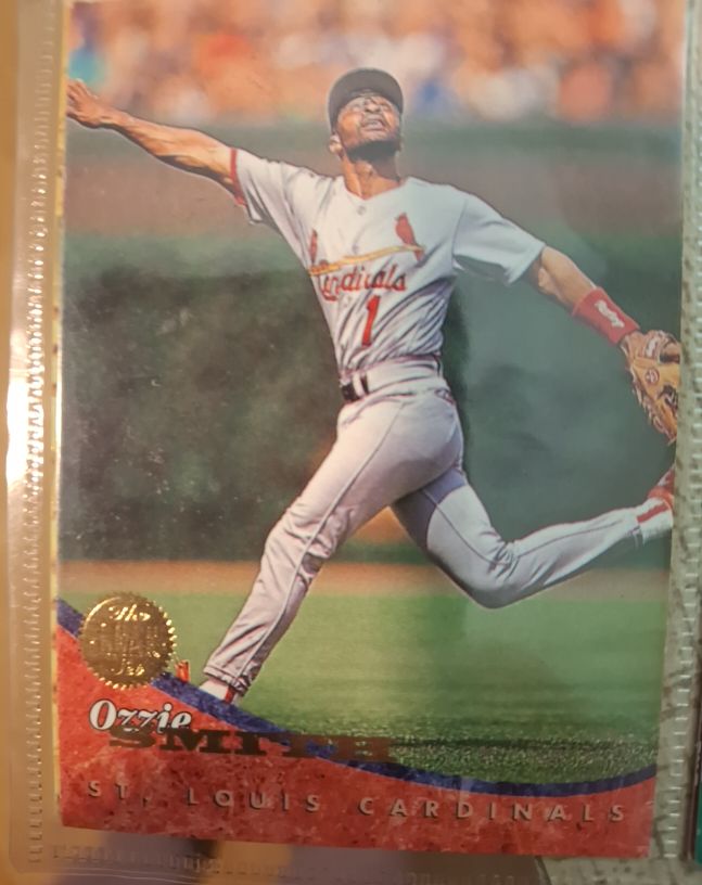 1994 Leaf #409 Ozzie Smith — front