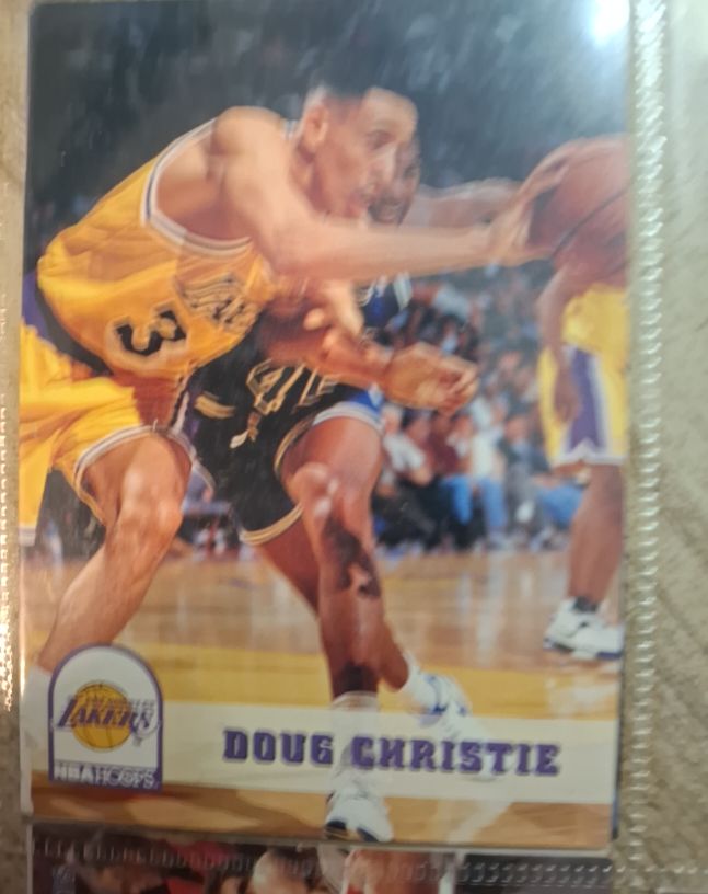 1993-94 NBA Hoops #105 Doug Christie Los Angeles Lakers — front