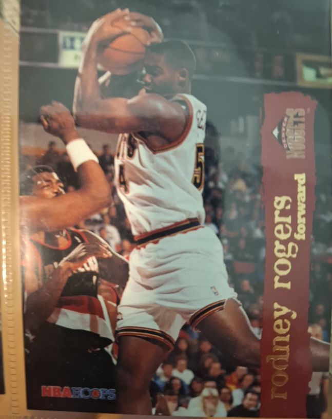 1995-96 Hoops #42 Rodney Rogers — front