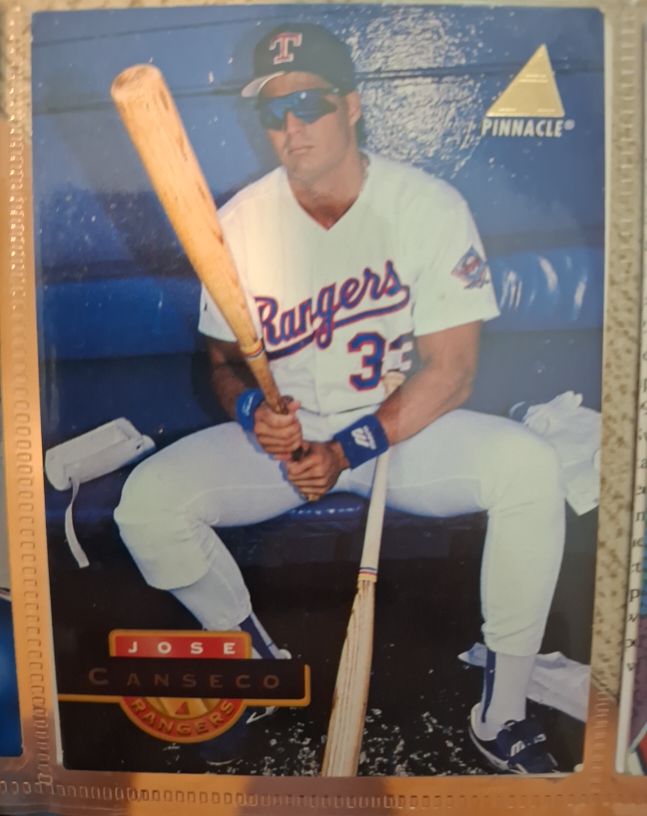 1994 Pinnacle #306 Jose Canseco Texas Rangers — front
