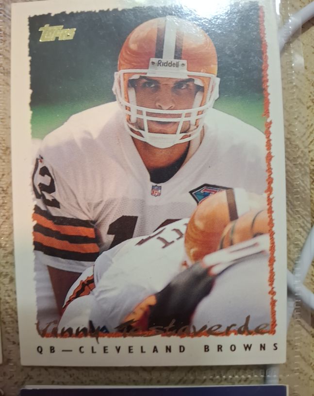 1995 Topps #183 Vinny Testaverde — front