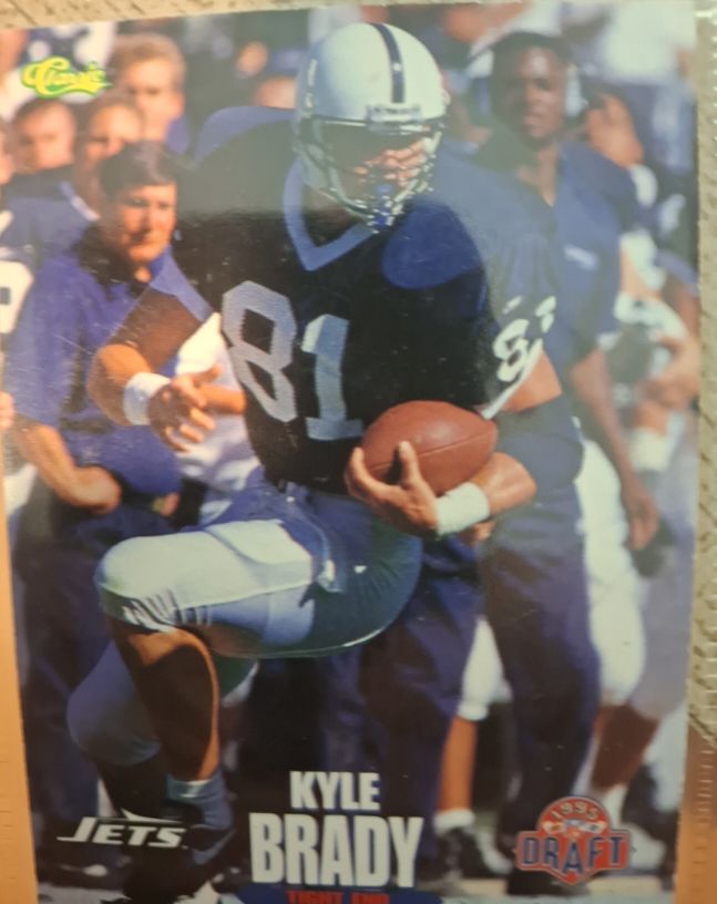 1995 Classic NFL Experience #81 Kyle Brady — front