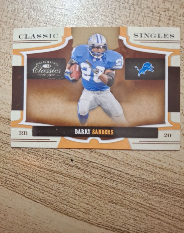 2009 Donruss Classics Classic Singles #3 Barry Sanders — front
