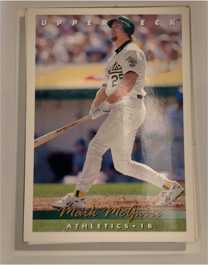 1993 Upper Deck #566 Mark McGwire — front