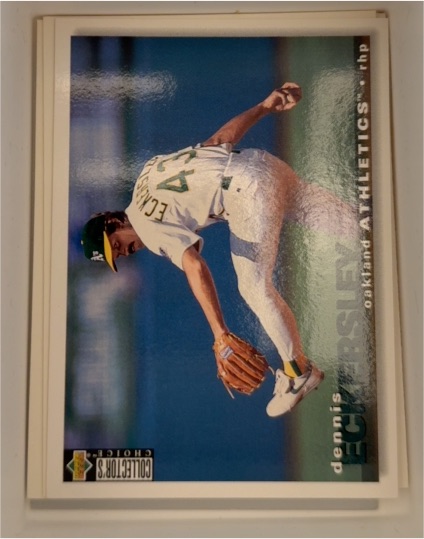 1995 Upper Deck Collector's Choice #134 Dennis Eckersley — front