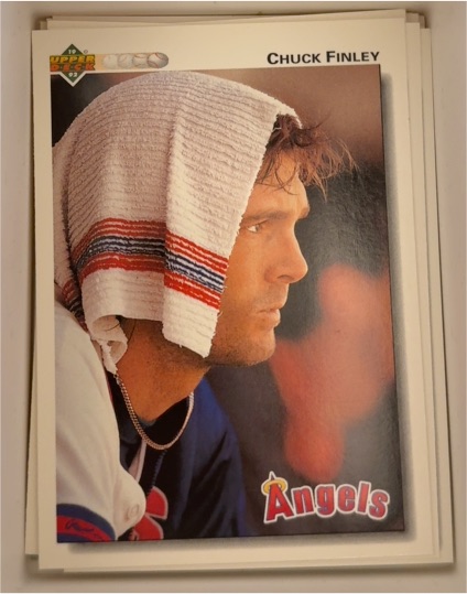 1992 Upper Deck #244 Chuck Finley California Angels — front